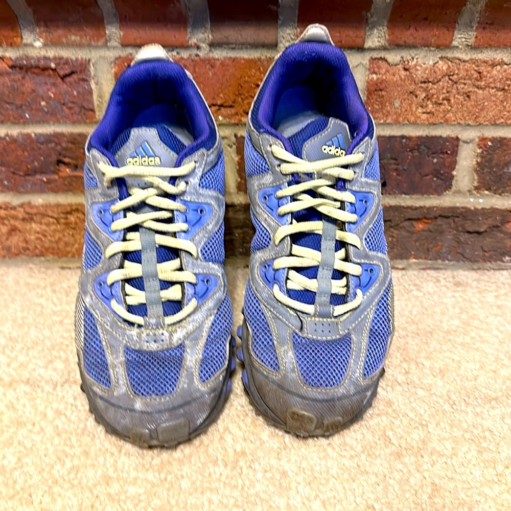 Women’s SZ 9.5 adidas trail running shoes.